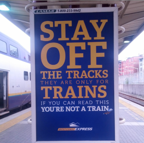 You are not a train